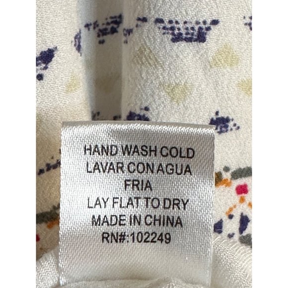 Skies Are Blue Ladies 3/4 Sleeve Aztec, Tribal, BOHO Style V Neck Dress Size 8 - Picture 7 of 8